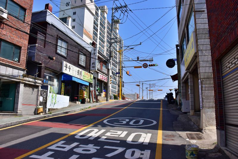 부산의 고갯길 장고개