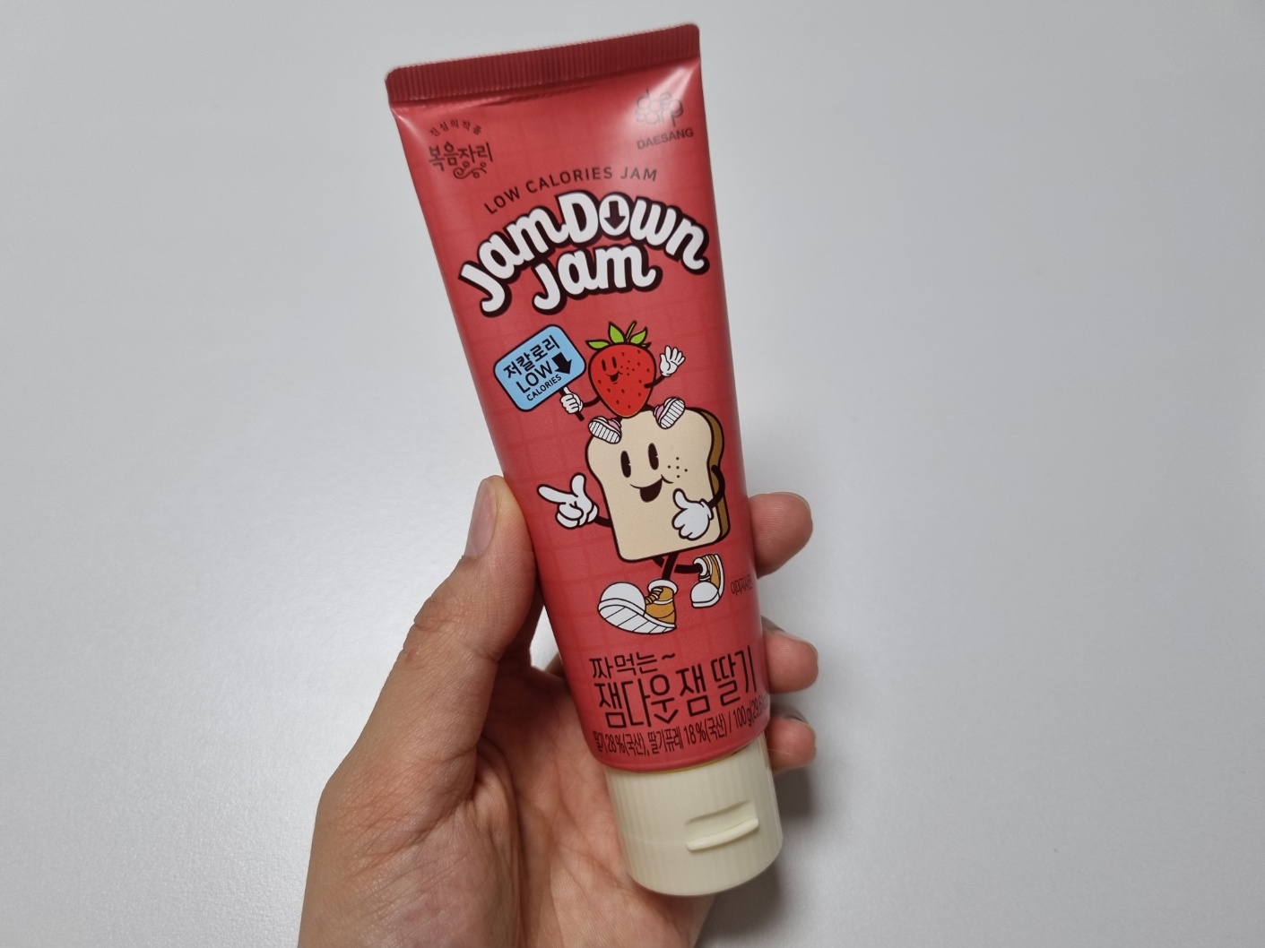 복음자리 짜먹는 잼다운잼 딸기
