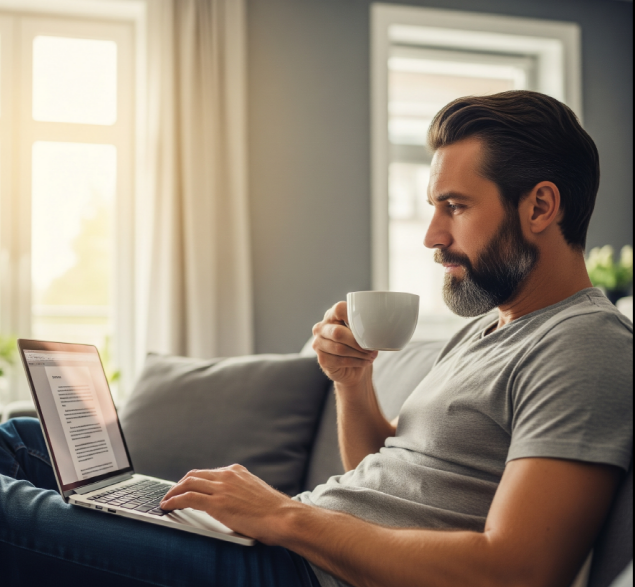 40대 은퇴 준비를 위한 남자의 재테크 설계하는 사진