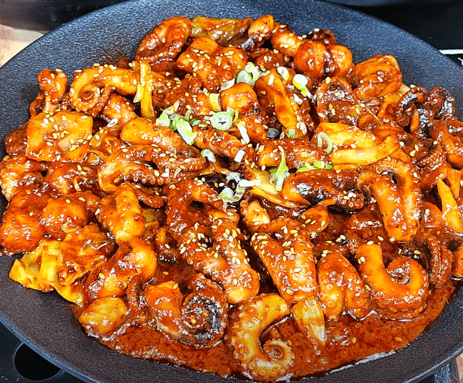 부천시 맛집 "직화쭈꾸미 쭈천 부천신중동점" 음식