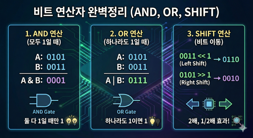 비트 연산자 완벽정리