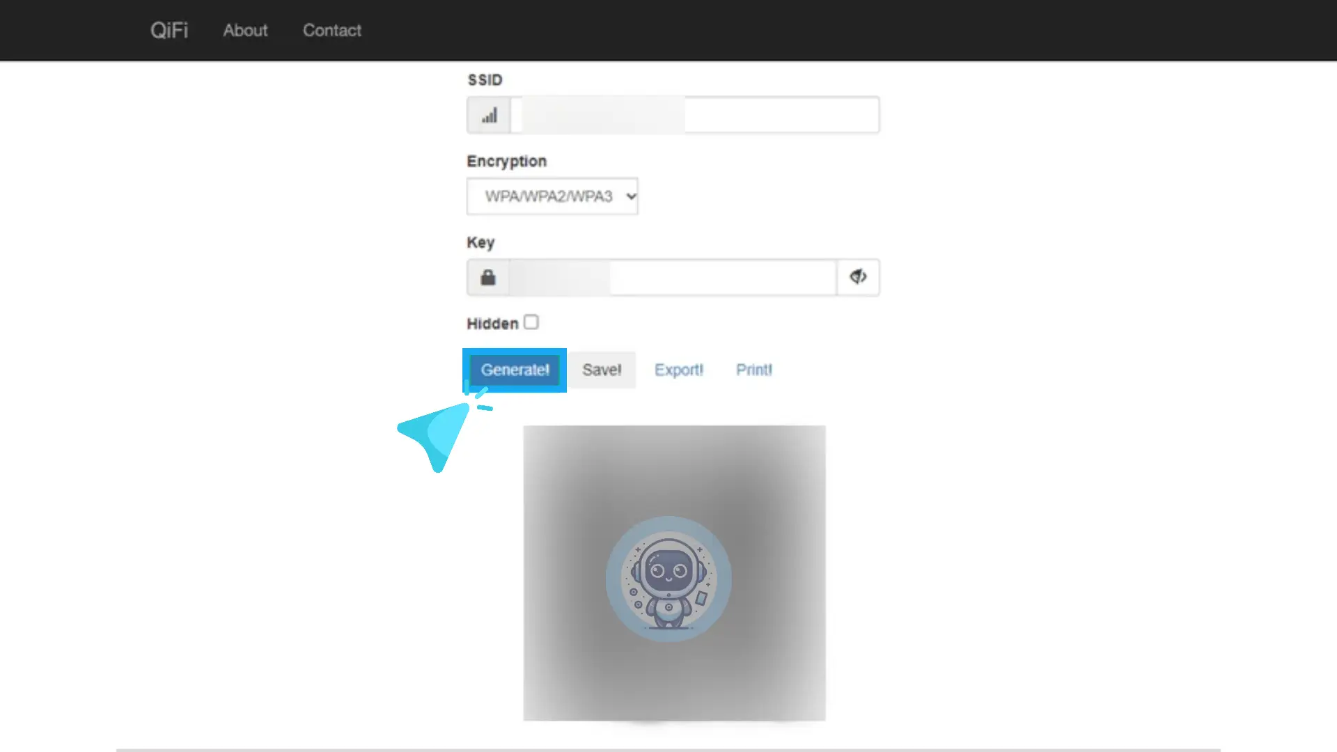 와이파이 정보 입력