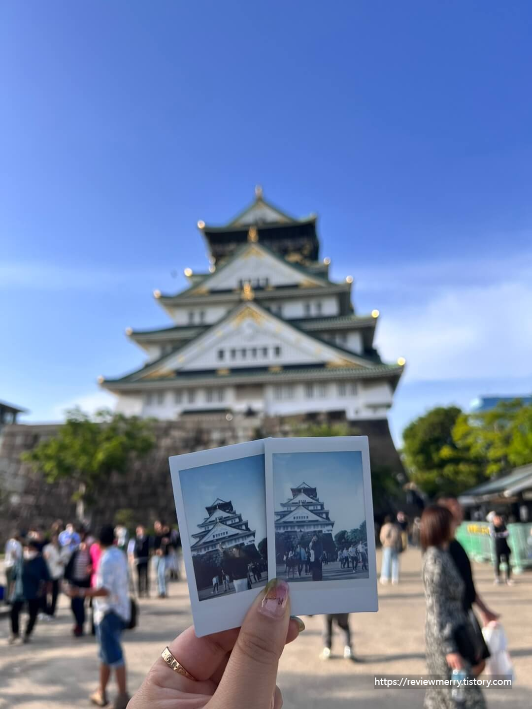 오사카성 사진