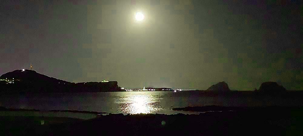 제주 달밤