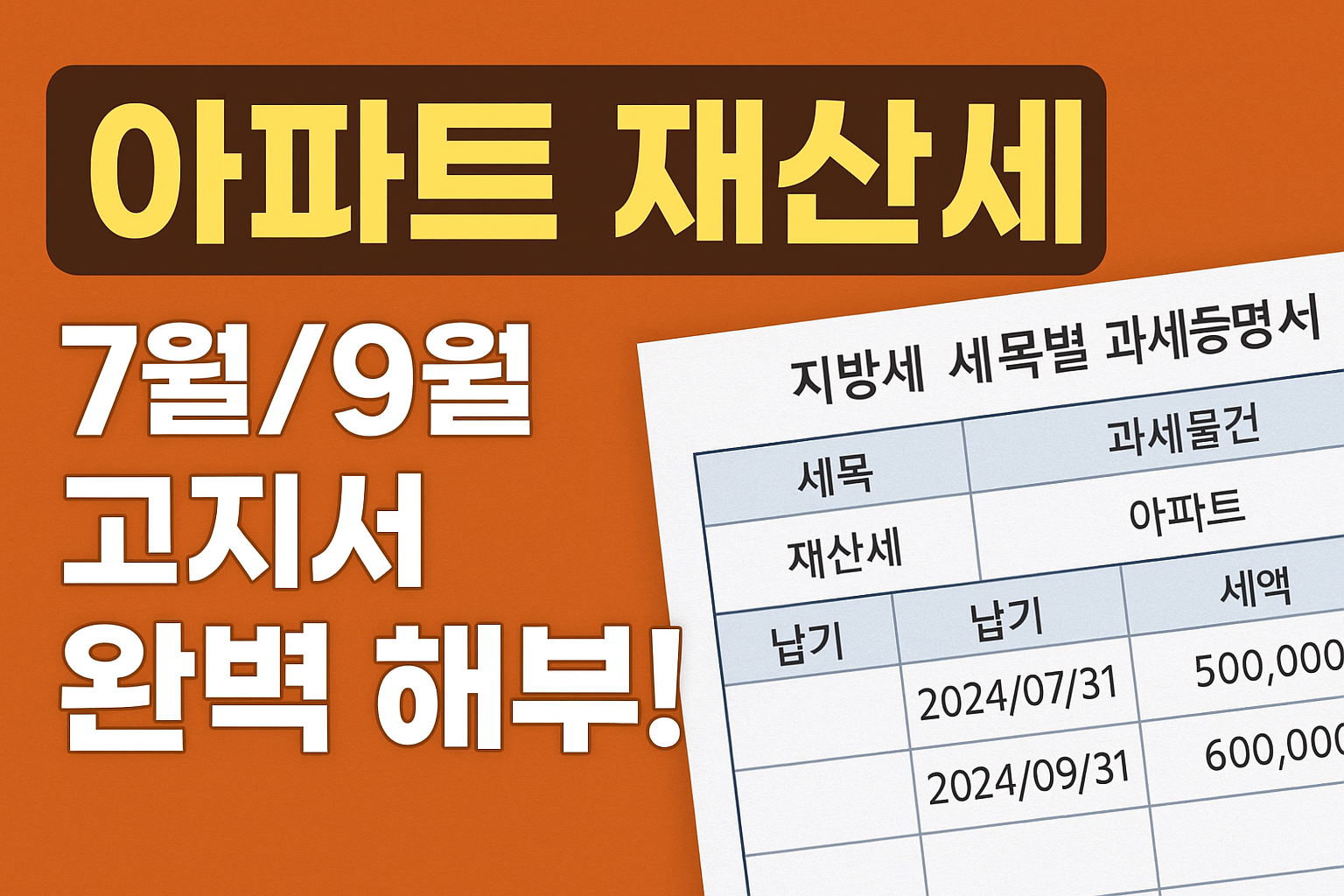 아파트 재산세