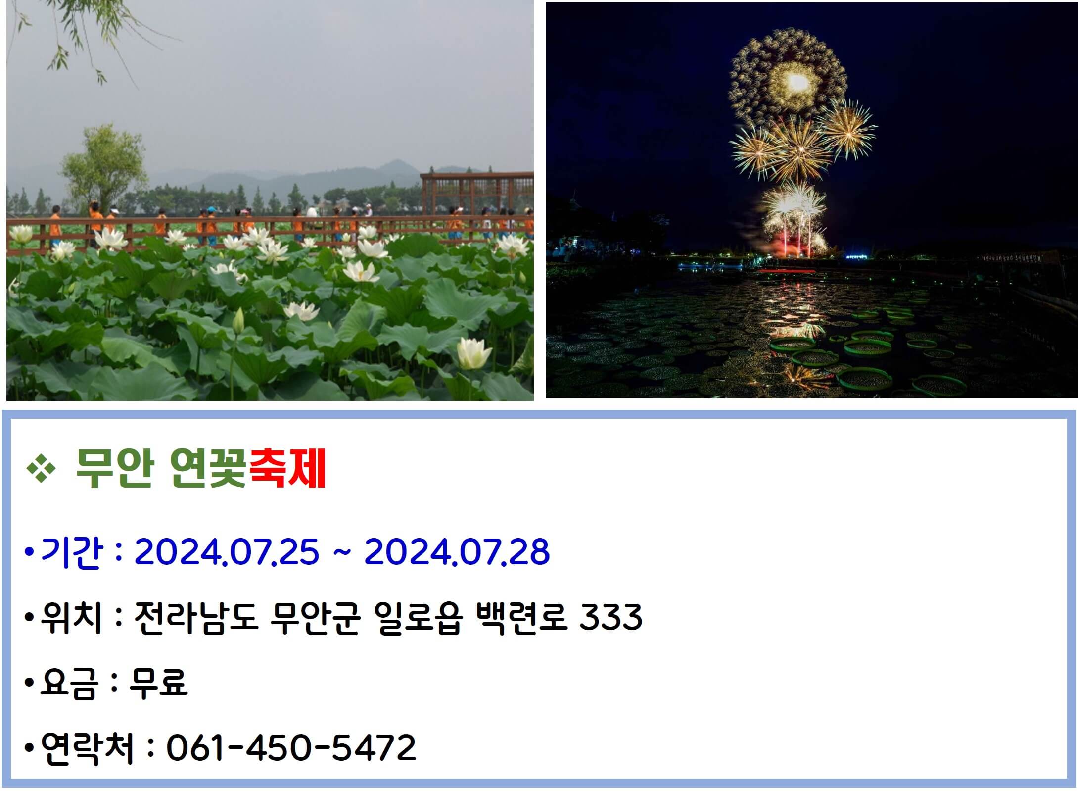 무안 연꽃축제