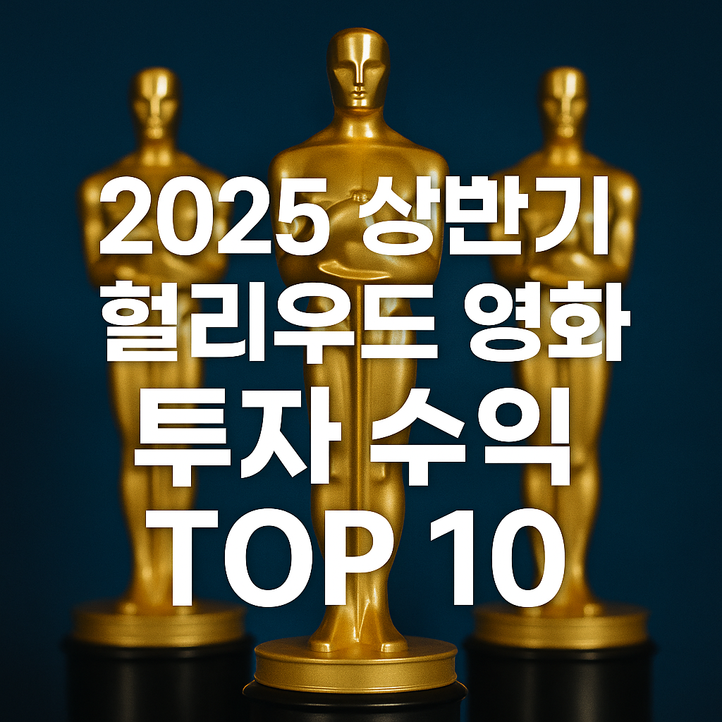 2025 상반기 헐리우드 흥행 ROI TOP 10 ― 누가 진짜 돈을 벌었나?