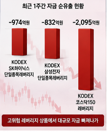 레버리지 ETF에서는 대규모 자금 이탈