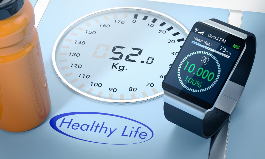 스마트워치 만보계 화면