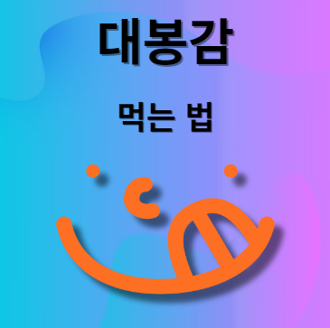 대봉감 먹는법