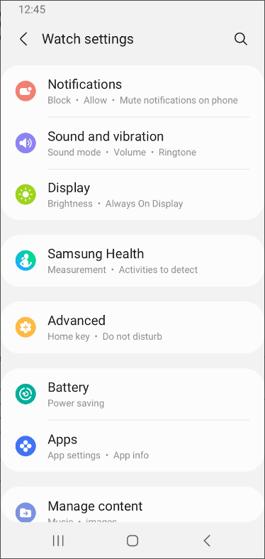 갤럭시 웨어러블(Galaxy Wearable), 삼성 기어