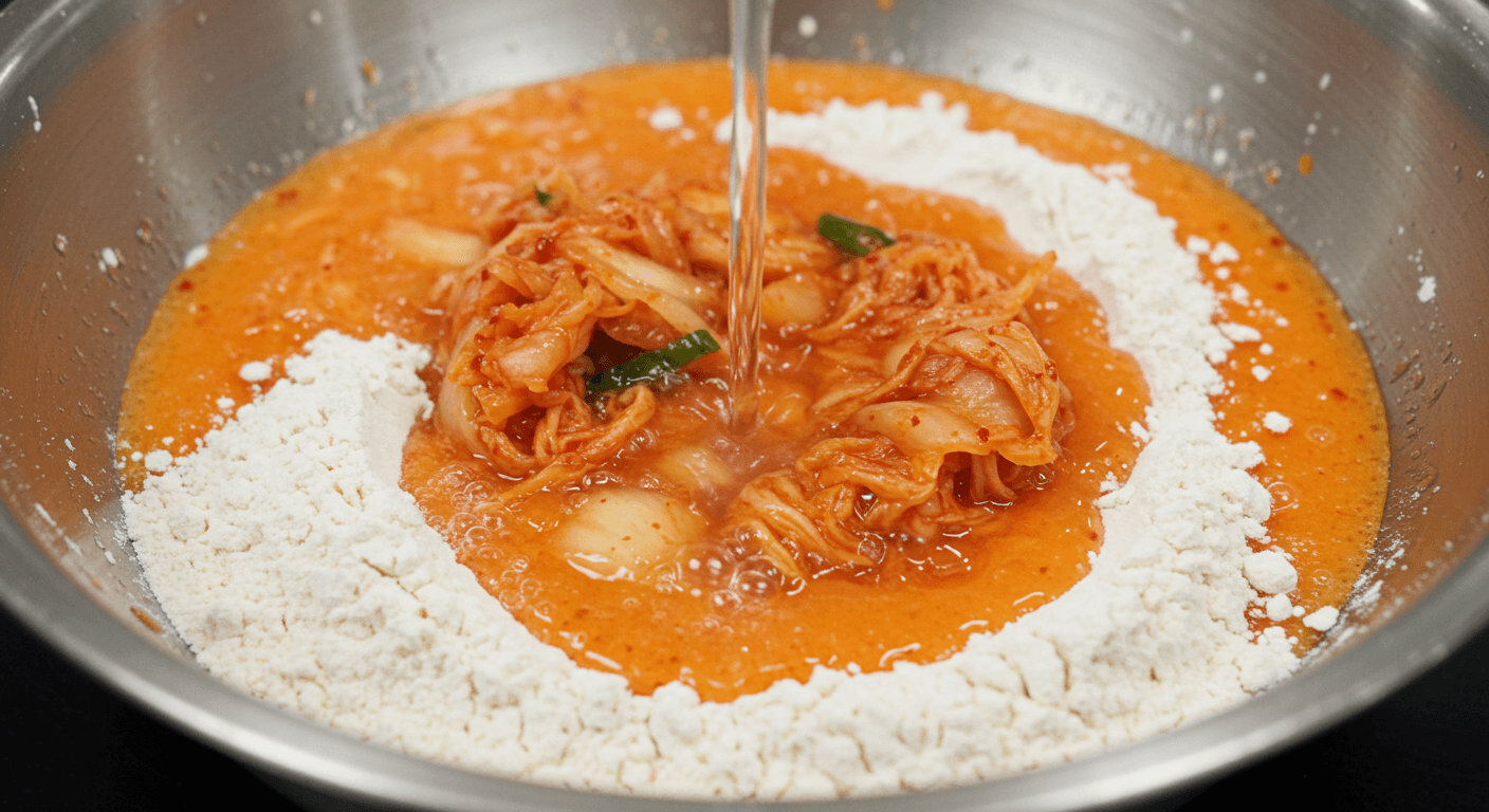 김치 부침개 김치전 만드는 법 김치 부침개 맛있게 만드는 법 김치 부침개 바삭하게 튀김가루 부침가루 비율 김치 부침개 황금레시피 바삭한 김치전 만드는 비법 김치전 반죽 비율 비 오는 날 전 요리 김치 부침개 치즈 김치전 보관법 김치전 간장소스 김치 부침개 재활용 전요리 모음 집에서 전 부치기 초간단 야식 레시피