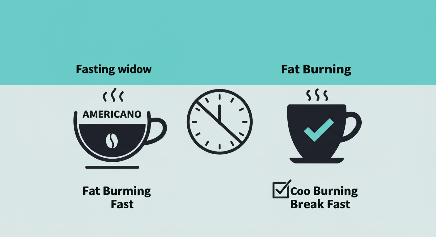 간헐적 단식 중 아메리카노는 마셔도 될까? 단식 성공을 위한 커피 활용 노하우