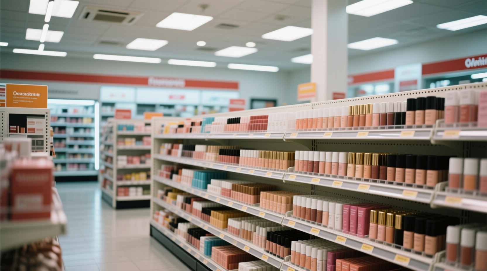 편의점 소용량 화장품 코너