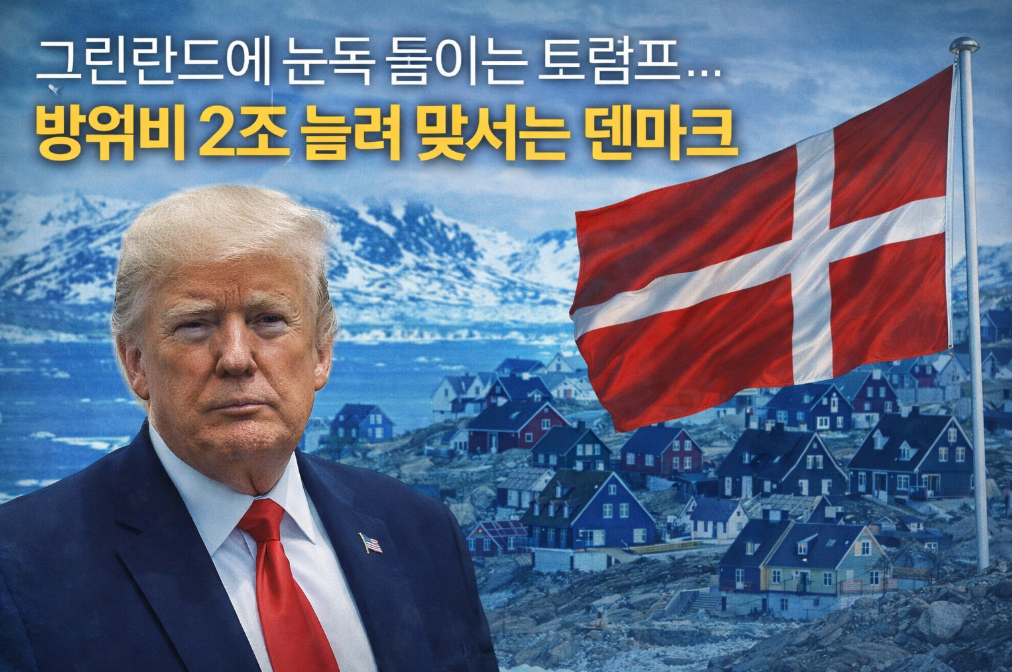 트럼프 그린란드 야욕에 덴마크 2조 투입, 전쟁 시작되나?