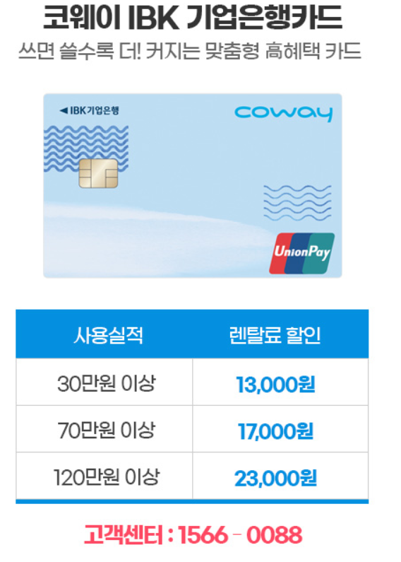 코웨이제휴카드