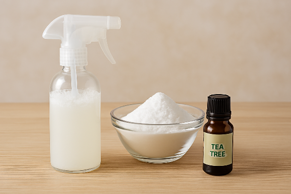 여름 이미지와 신발냄새제거 팁 이미지입니다.