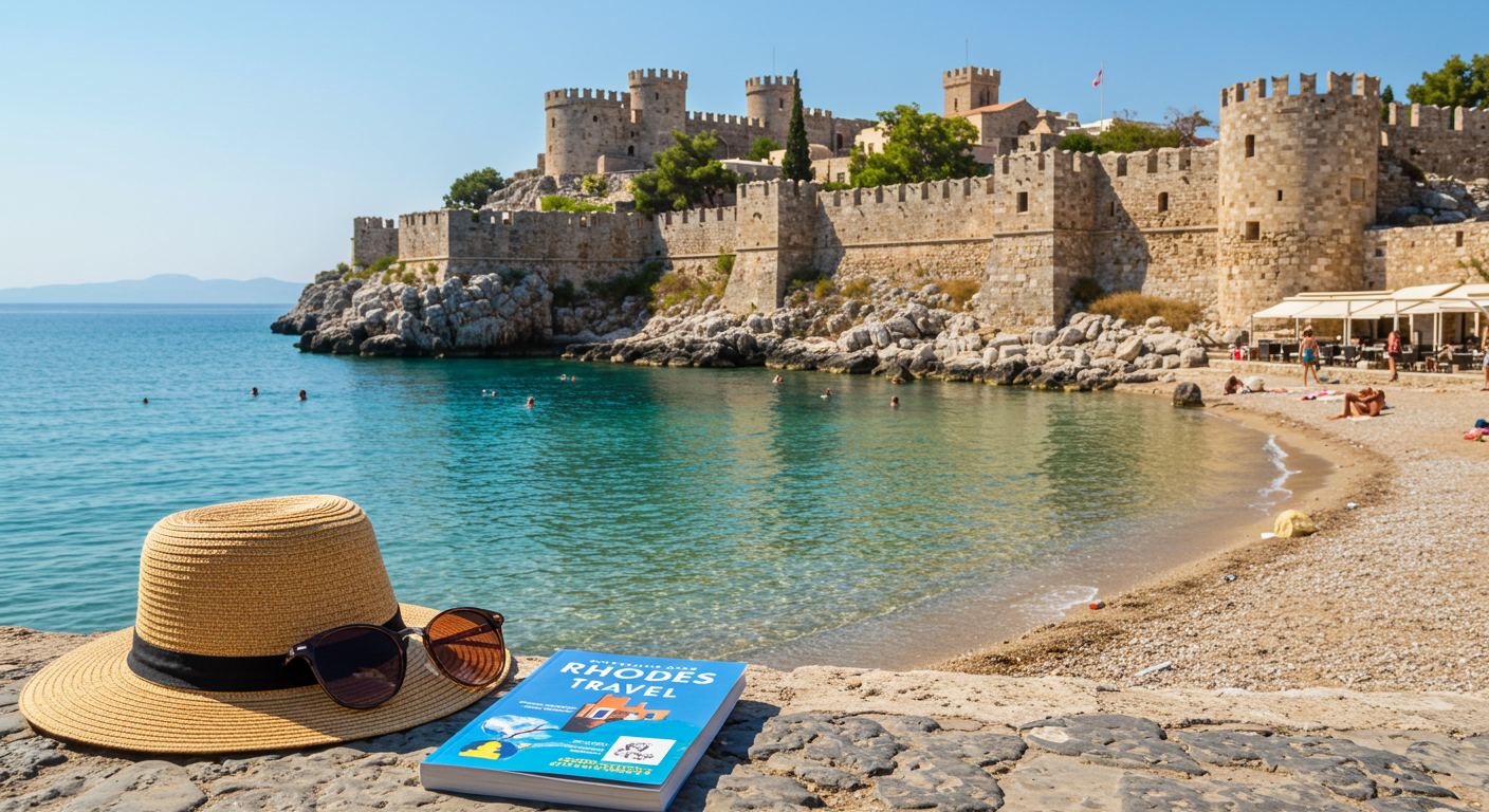 로도스 바닷가 전경