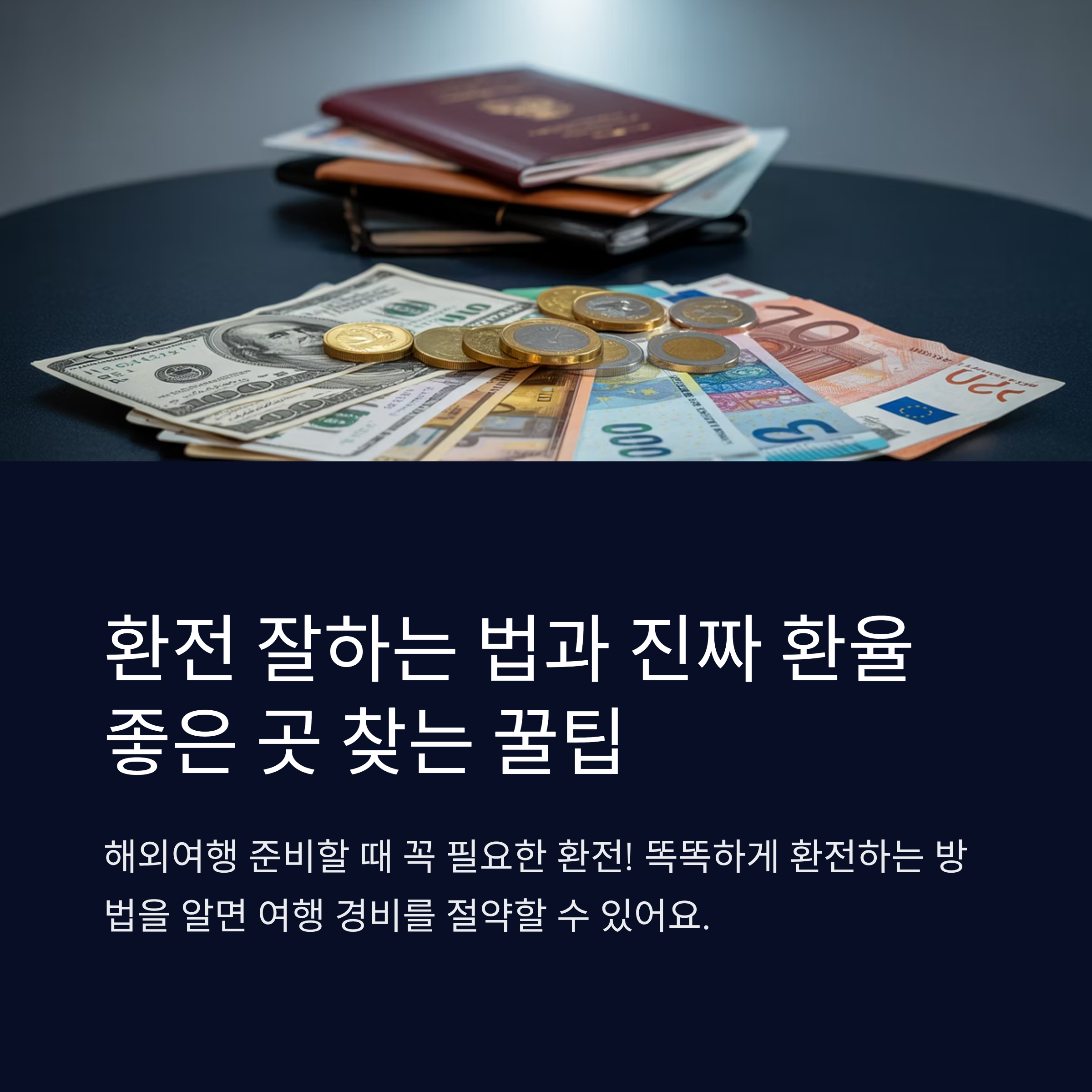 환전 잘하는 법과 진짜 환율 좋은 곳 찾는 꿀팁