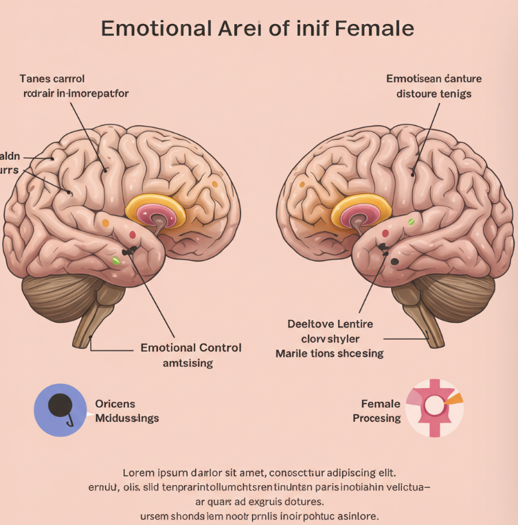 남녀 뇌 구조 차이와 감정 반응