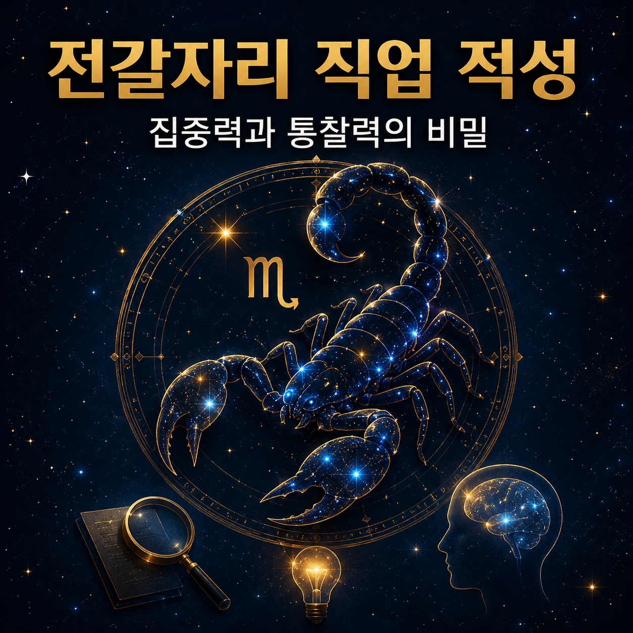 전갈자리 직업