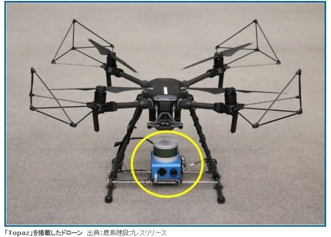 가시마건설, 어두운 곳에서도 자율비행 가능한 드론 개발