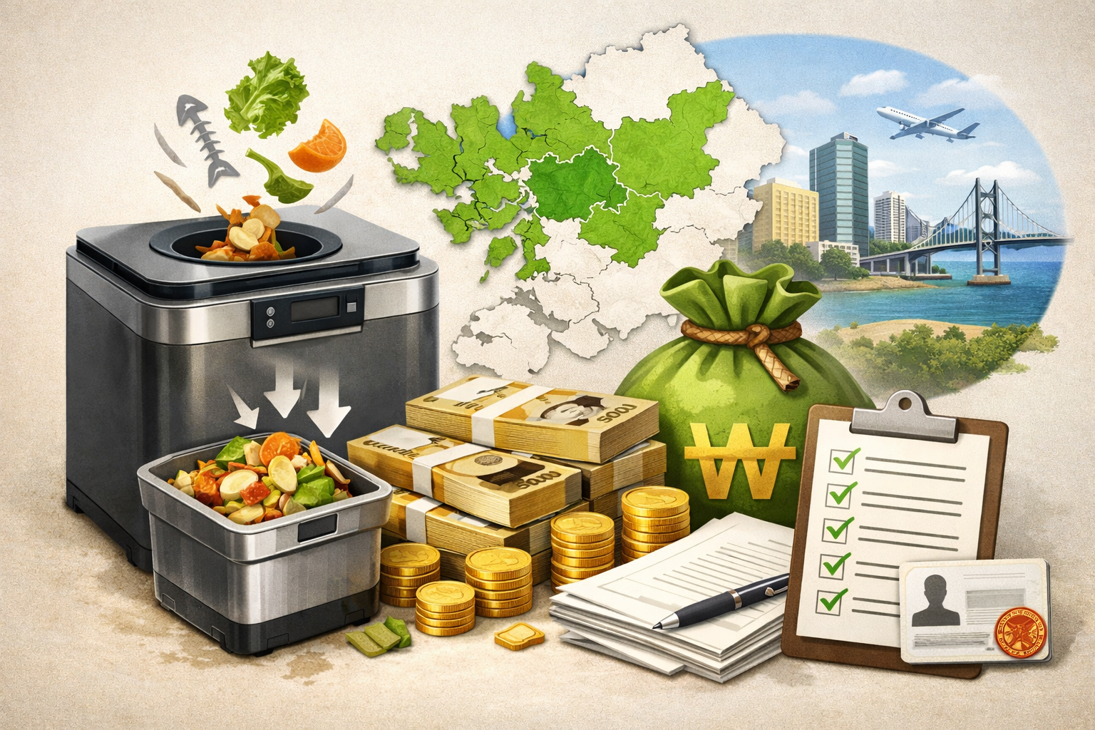 2026 음식물처리기 지원금 총정리｜경기도&middot;인천 보조금 신청방법 조건 자격 한눈에 관련 사진