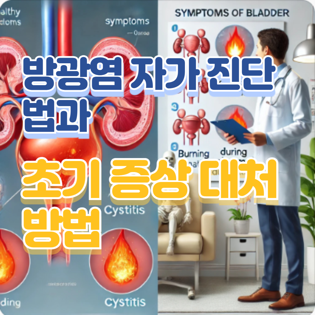 방광염 자가 진단법과 초기 증상 대처 방법