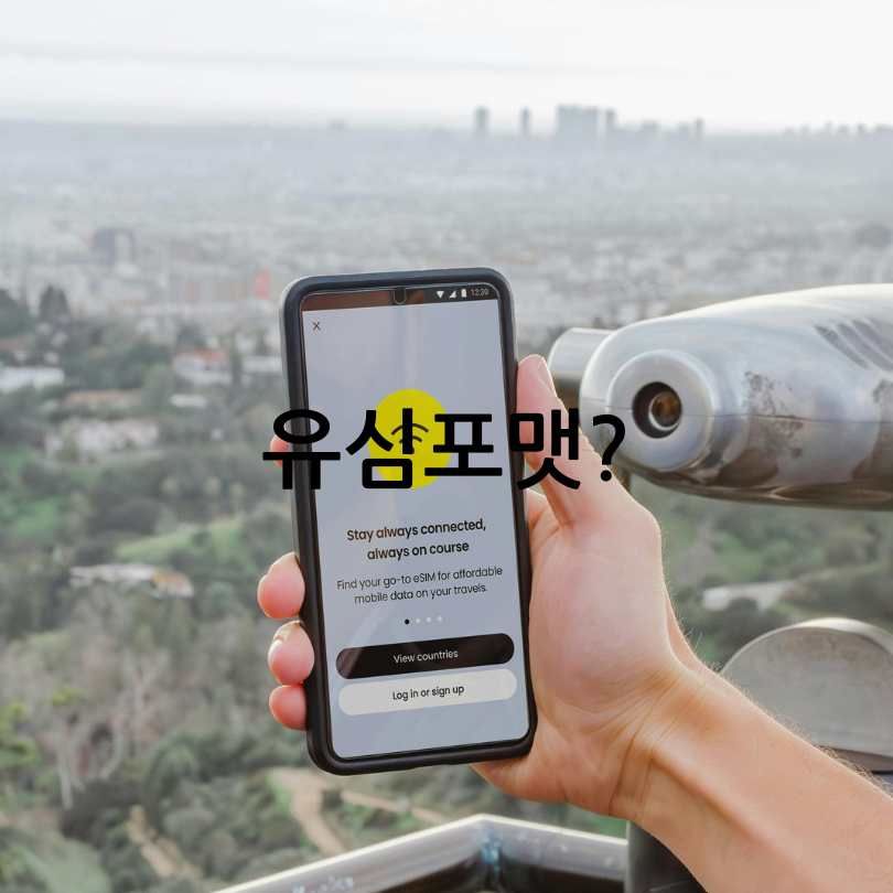 SKT e심 셀프개통과 유심포맷