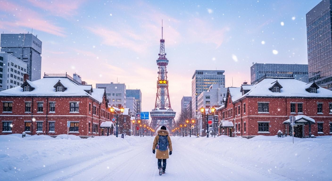 삿포로 겨울 자유여행 코스