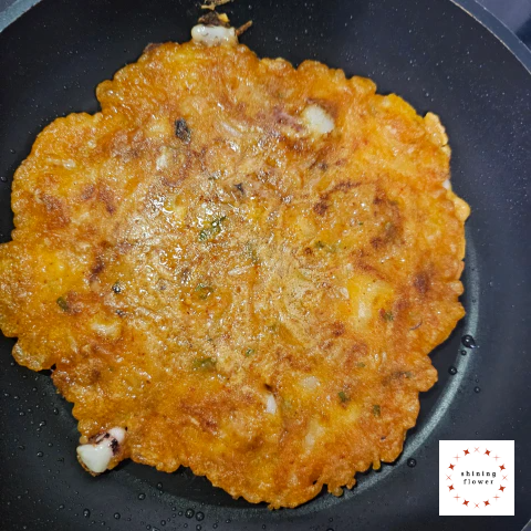 김치전 완성