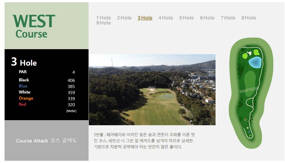 은화삼 CC 서코스 공략도 03