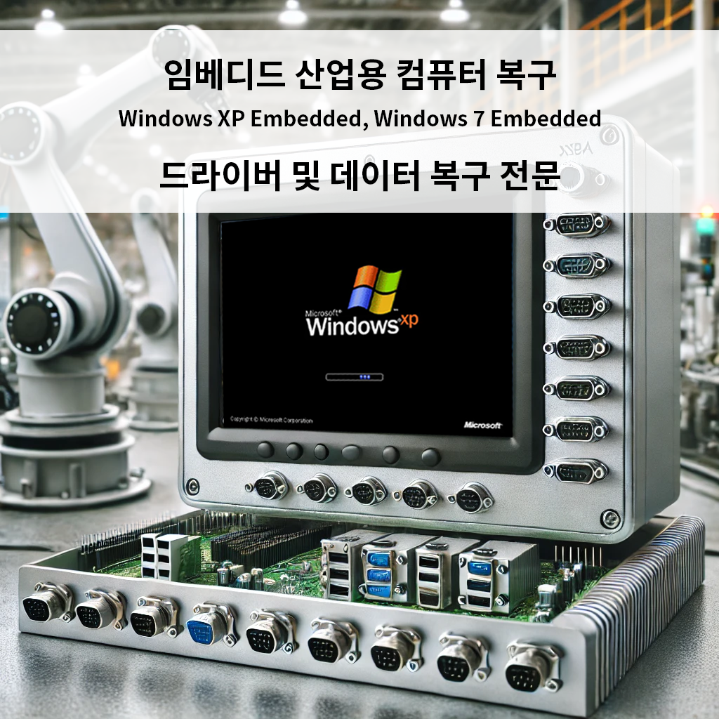 임베디드 산업용 컴퓨터 복구 &ndash; Windows XP Embedded, Windows 7 Embedded, 드라이버 및 데이터 복구 전문