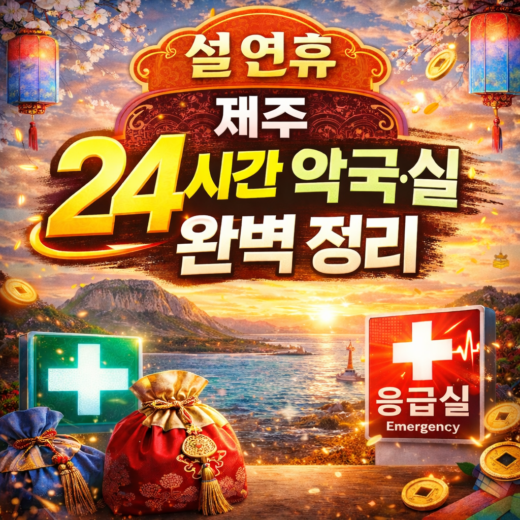 설 연휴 제주 24시간 약국&middot;응급실 바로가기