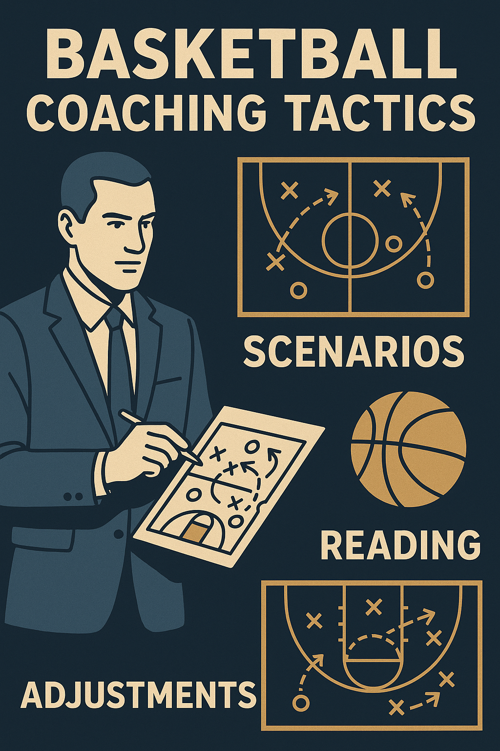 농구 코치를 위한 전술 전략 이미지