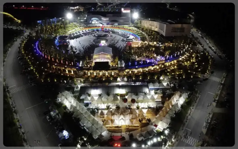 영동포도축제 불꽃놀이