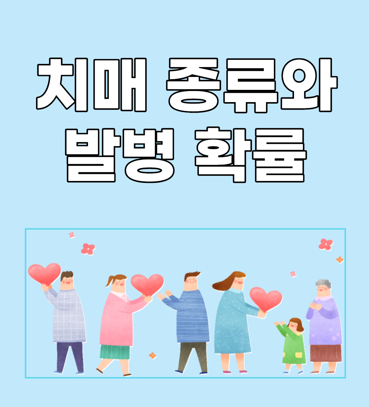 치매 발병확률 이미지