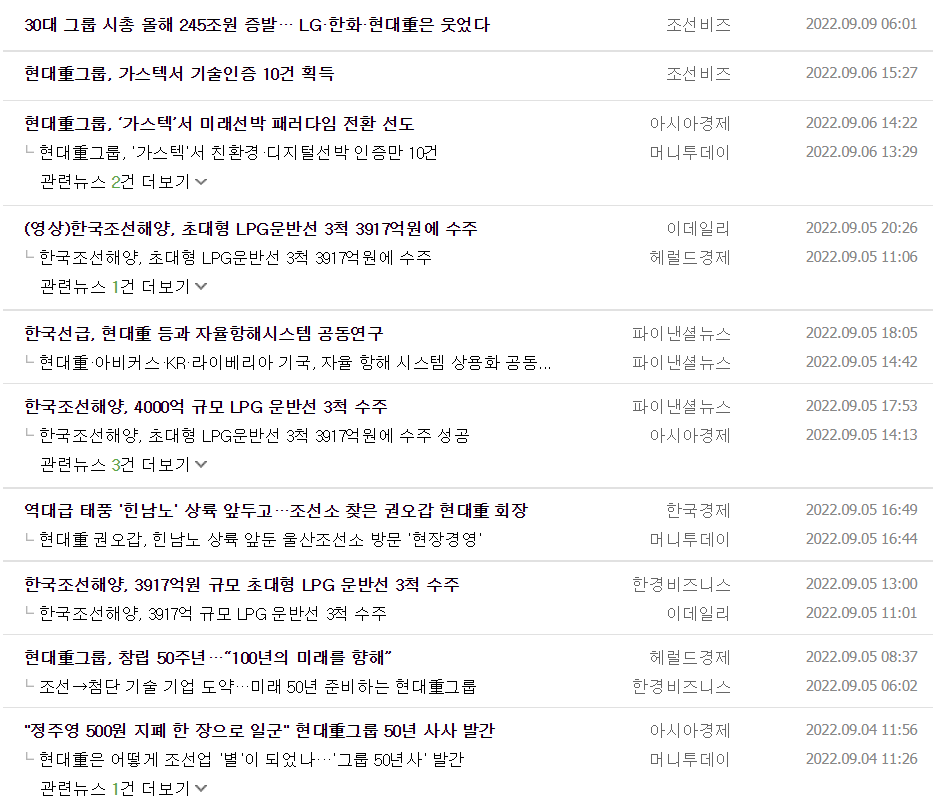 한국조선해양 주가 전망 총정리