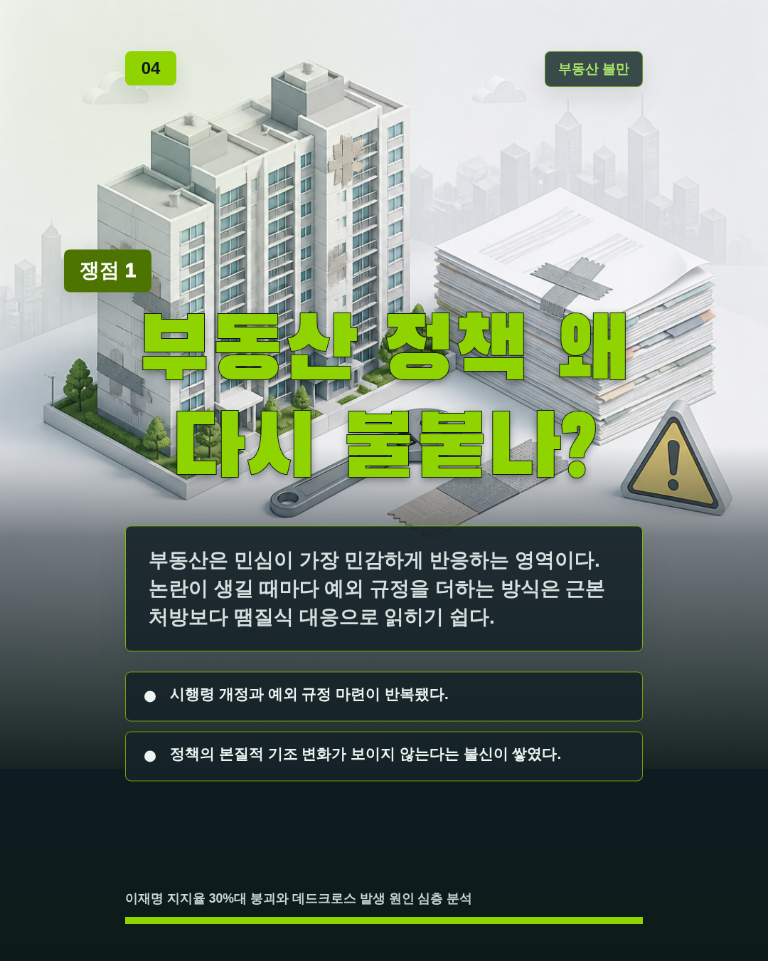 부동산 정책 왜 다시 불붙나?