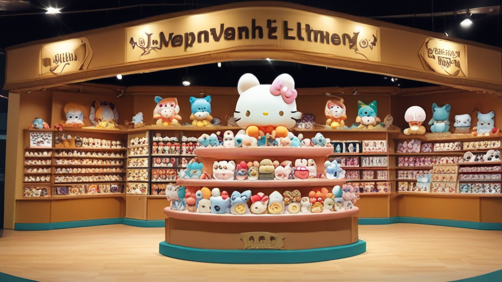 굿즈가 가득한 전시 매장