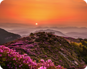 황매산 전경 이미지 출처: 황매산 군립공원