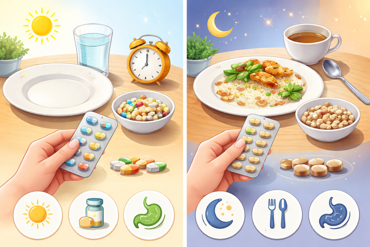 영양제 복용 시간표