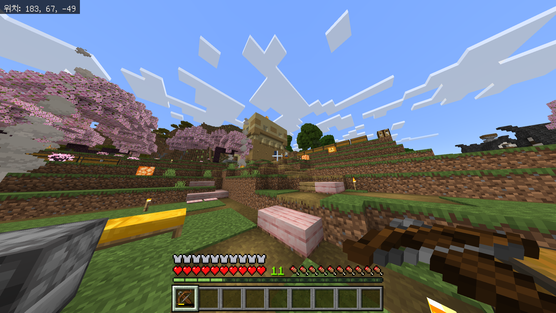 마인크래프트 쇠뇌 조합법, 사용법, 인챈트