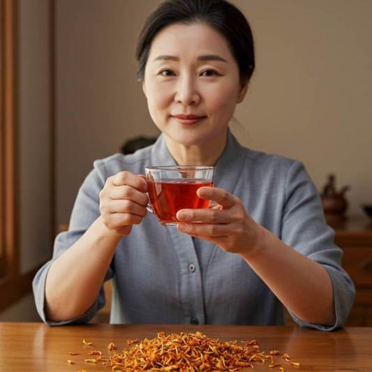 홍화 꽃차 효능 및 활용, 여성 건강과 어혈 해소