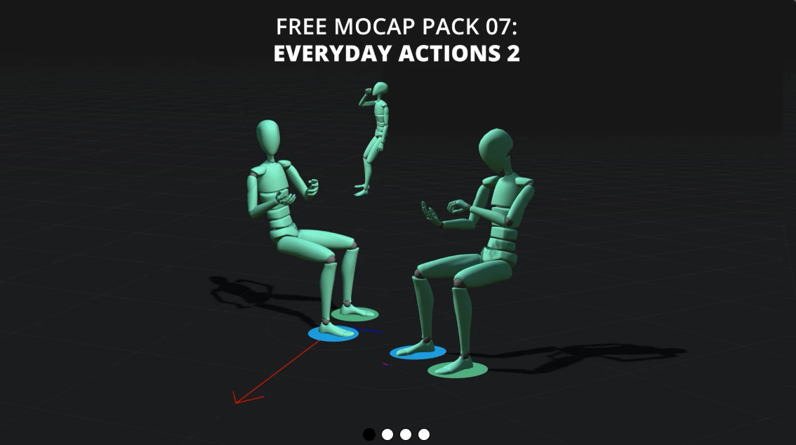 Free mocap pack 07: Everyday Actions 2