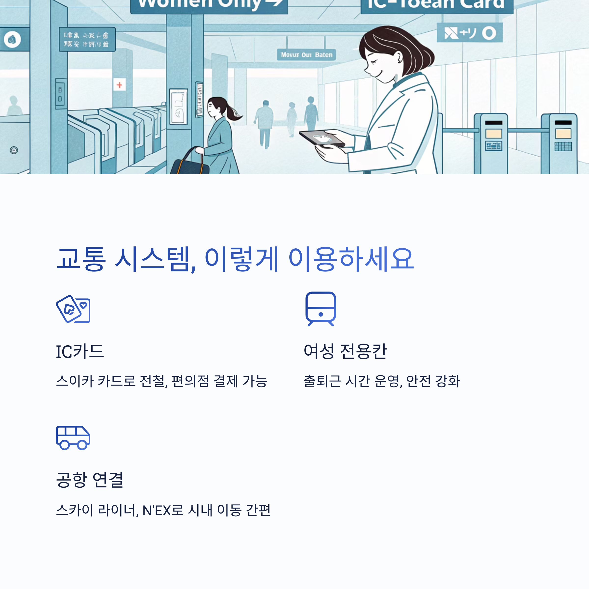 교통 시스템, 이렇게 이용하세요