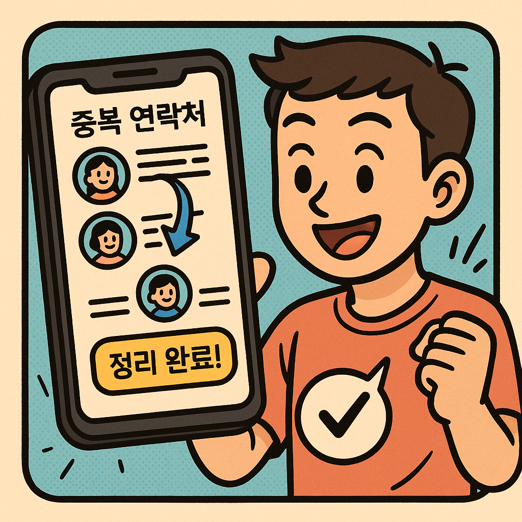 휴대폰 전화번호 중복 연락처 정리법, 구글 연락처 동기화 + 중복 통합