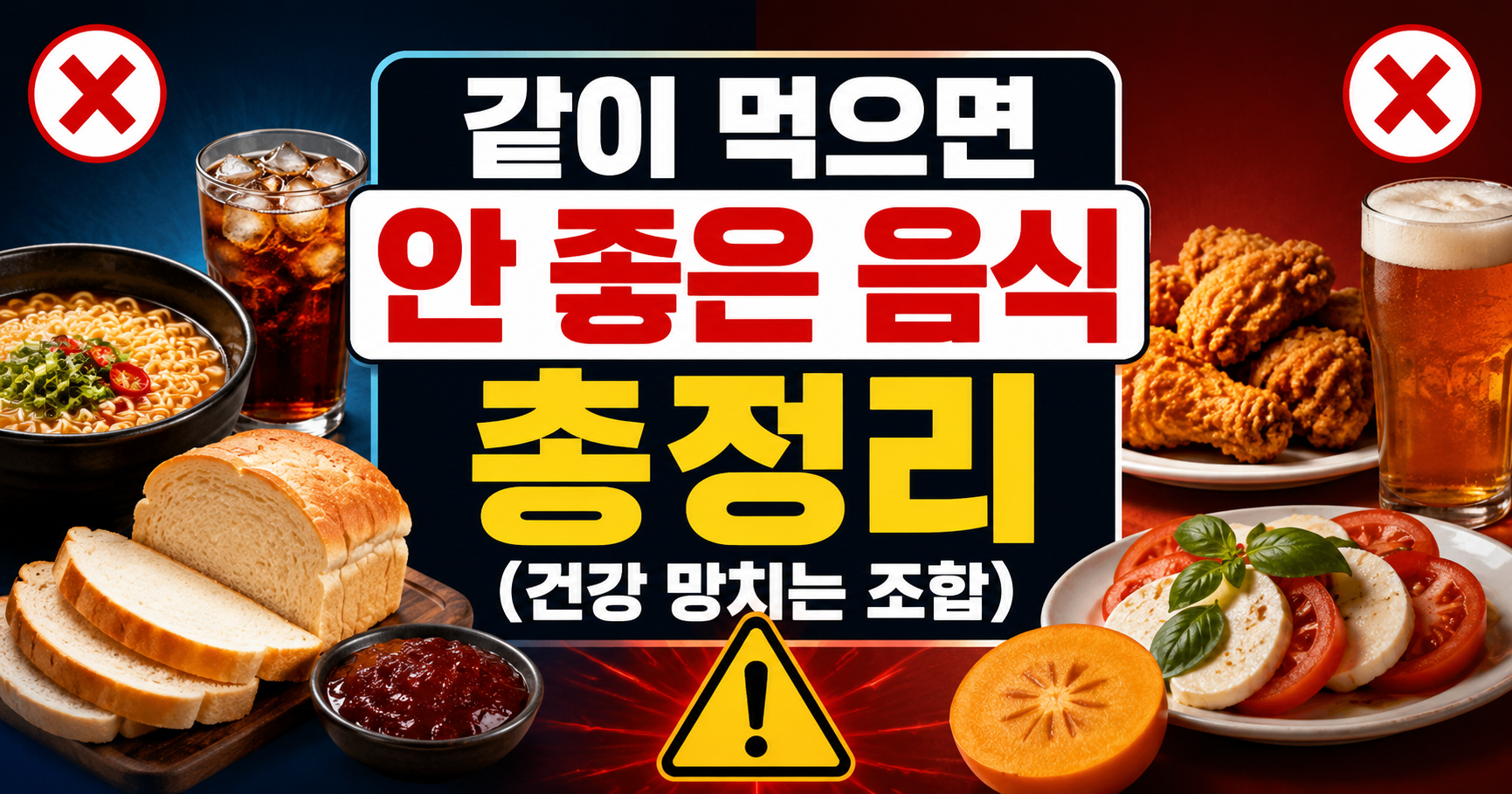 같이 먹으면 안 좋은 음식