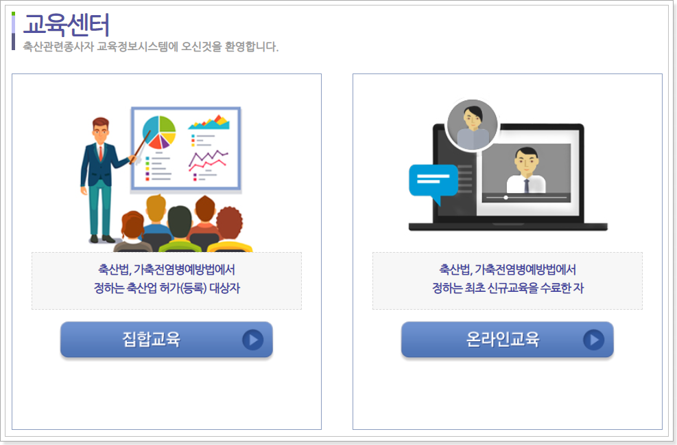 집합교육-온라인교육-선택