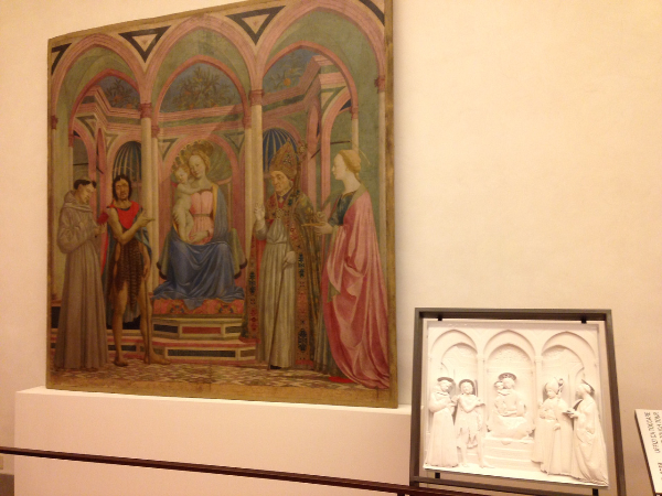 우피치미술관에 있는 촉각그림